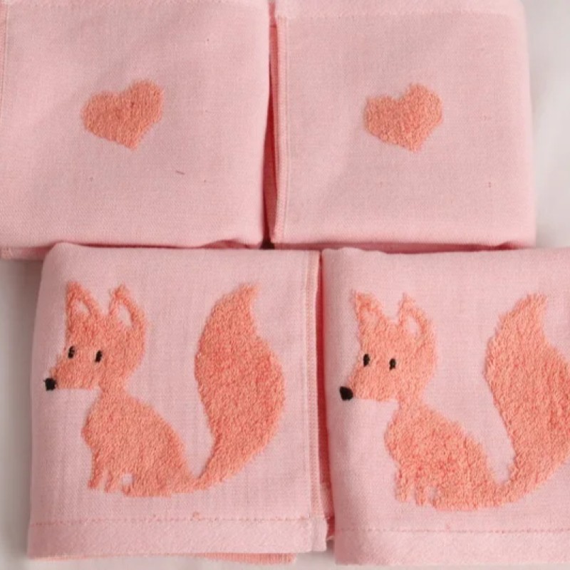 NEW High Quality Bamboo Child Towel Cartoon Kids Hand Towel Organic Bamboo Baby Bath Bamboo Washcloth Jacquard Cartoon Towel