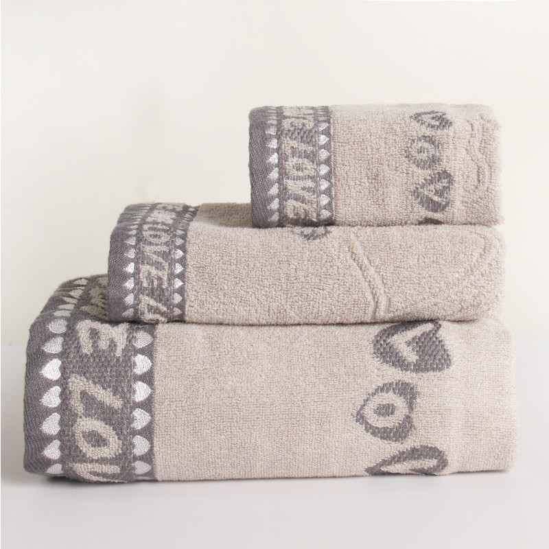 New Product in Stock High Quality Soft Bamboo Cotton Bath Towel Set Organic Bamboo Plain Adults Love Design Bath Towel Set
