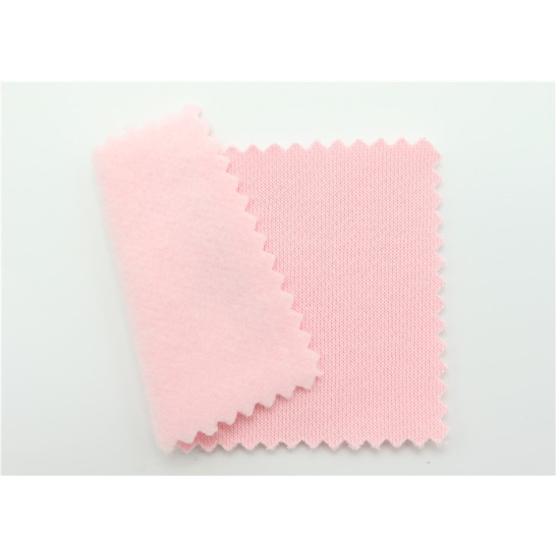 High Quality 43% Organic Cotton 57%Recycle Polyester Fleece 380gsm Soft Warm Thick Jacket Hoodie Fabric Knit Fleece Fabric