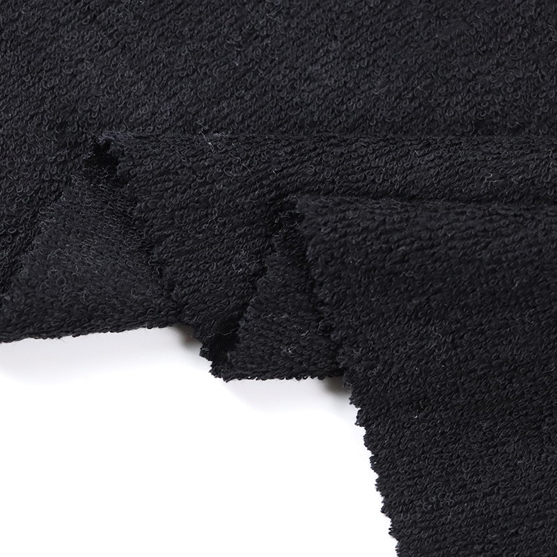 100% GOTS Organic Cotton Woven Terry 21s/1 320gsm  Plush Fabric for Bathrobes, Hooded Towels & Spa Wear