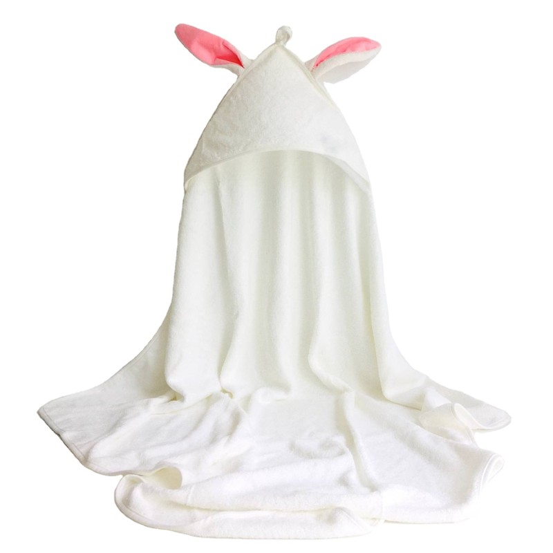 Customized 90x90cm Kids Indoor and Outdoor Bamboo Soft Baby Hooded Bath Towel Baby Bath Absorbent 500 Gsm Hooded Towel for Baby