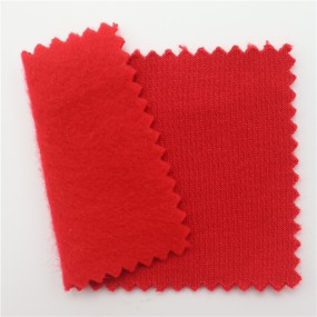 Thick 43% Organic Cotton 57% Recycle Polyester Fleece Fabric 440gsm Soft Warm Trendy Brand Hoodie Fleece Fabric