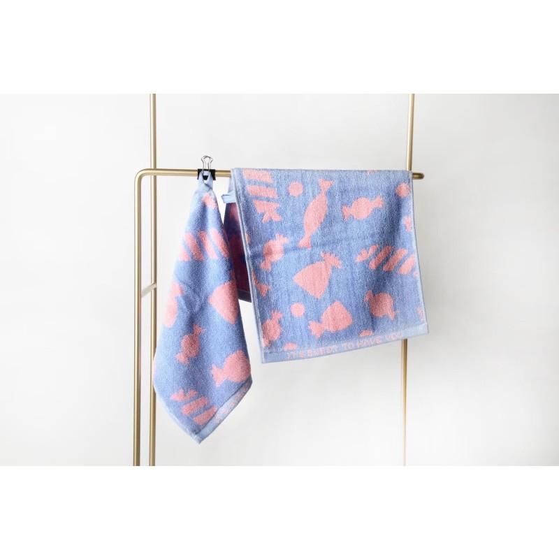 NEW Design Luxury Bamboo Towels | 2 Size Hand Facial Towel and Washcloth Cartoon Jacquard Child Kids Baby Bathroom Towel Sets