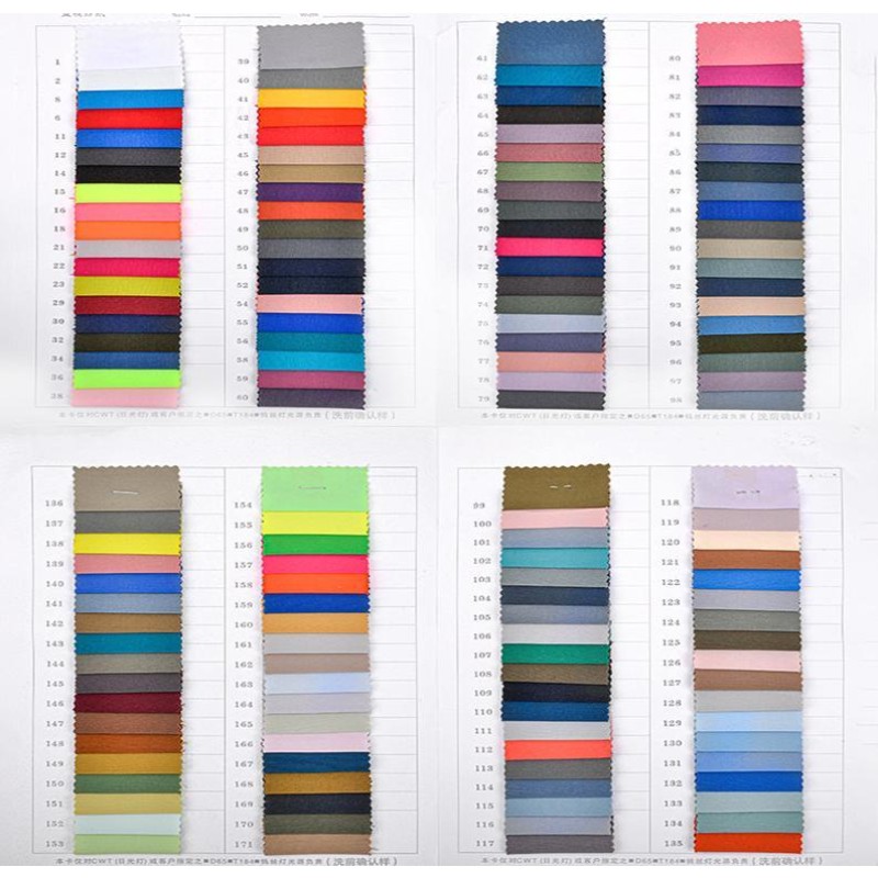 95%recycle Polyester 5%spandex 135GSM 4 Way Stretched Plain Fabric for Casual Suits Skirts Pants