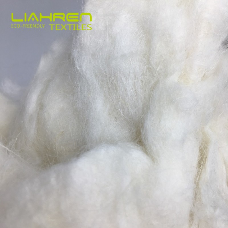 100% Hemp Fiber Semi-bleached White Hemp Fiber Top Sliver Combed Hemp Fiber
