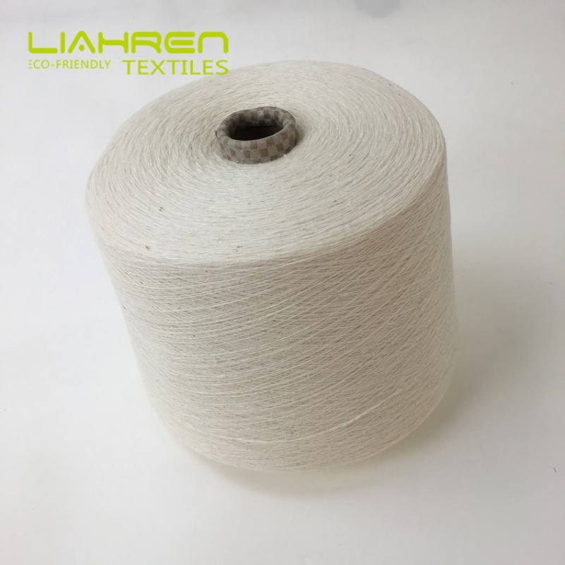Ne11/1 55% Hemp 20% Rayon 25% Recycled Polyester Blended Ring Spun Yarn Anti-Static Feature for Weaving and Knitting