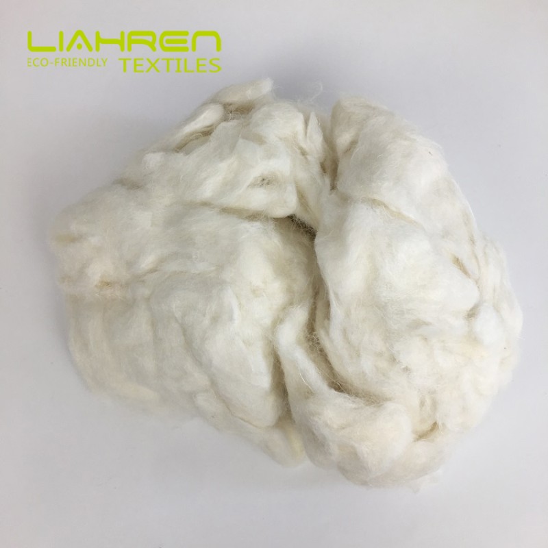 100% Hemp Fiber Semi-bleached White Hemp Fiber Top Sliver Combed Hemp Fiber