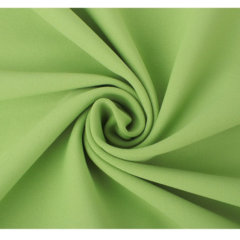 78%Recycle Polyester 22%Spandex 240gsm Soft High Stretch Interlock 2 Side Fabric for Yoga Sports Wear