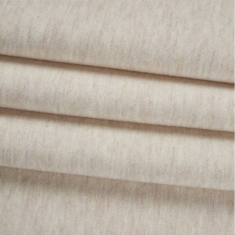 Merino Mixed Fabric 330gsm Soft Warm Brushed Wool Air Fleece Fabric for Hoodies Sweatshirts Sweatpants Sportswear Fabrics