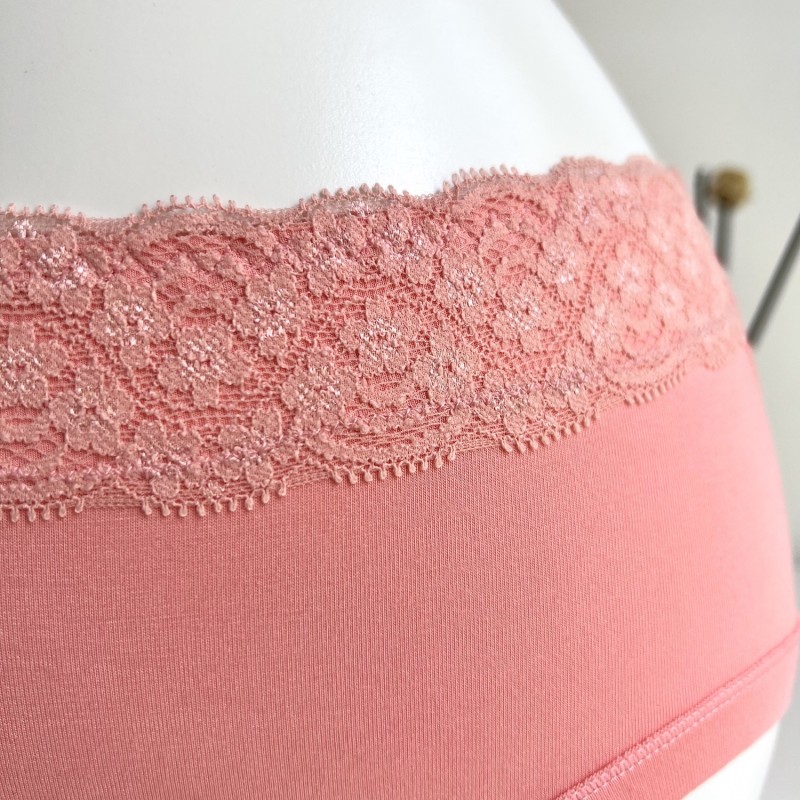 Bamboo Underwear Lace Side Female Underwear Women Panties Wholesale High Quality Lady Hipster Spandex / Bamboo Fiber Breathable