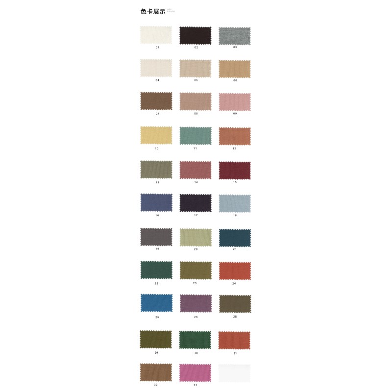 Merino Mixed Bamboo Acrylic Spandex Fabric 280gsm Soft Warm Brushed Rib Fabric for Long Sleeved Knitted Sweater Fabrics