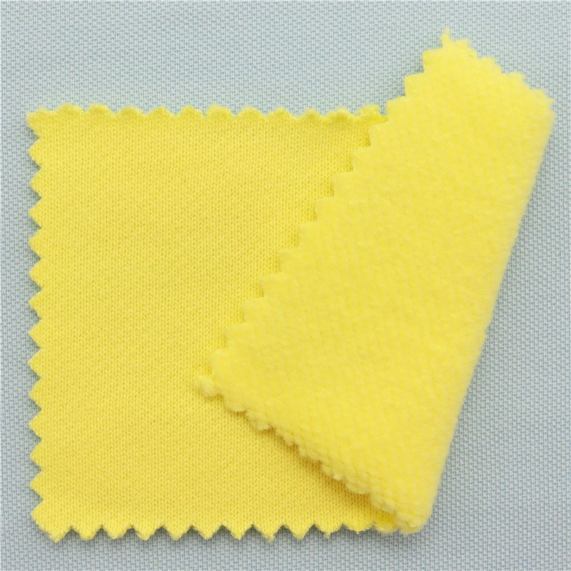 100% Organic Cotton Fleece 390gsm Ne32 Thick Tight Soft Hoodies Outer Wear Sweatshirt Fabric for Spring Autumn Winter