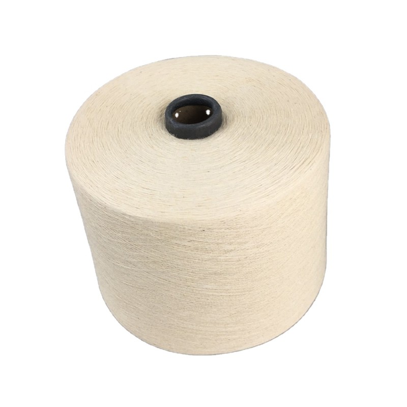 Ne16/1 Hemp Organic Cotton Blended Yarn Luxurious Anti-Static Ring Spun Yarn Recycled for Soft Knitting and Weaving Fabric