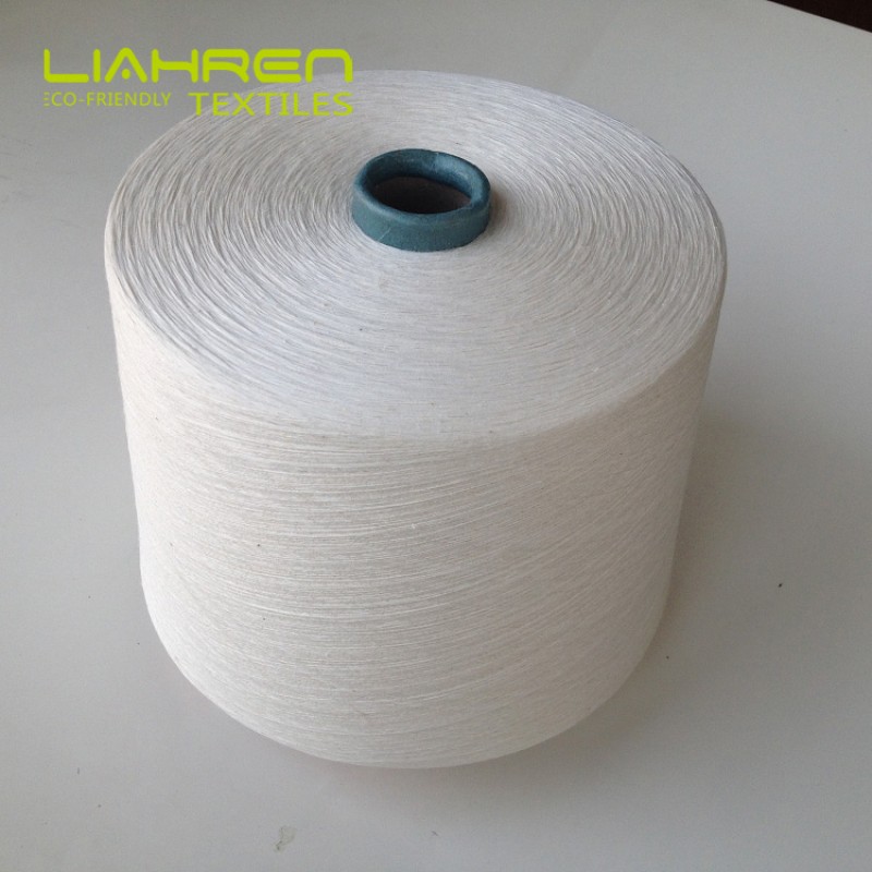 Ne30/1 Hemp Ring Spun Yarn 55% Hemp 45% Organic Cotton Blend Anti-Static and Recycled for Knitting and Weaving