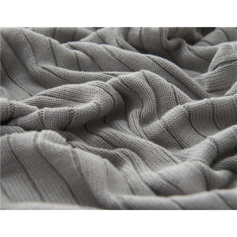 Soft Feeling 100%Cotton Knitting Baby Blanket  75*105cm Baby Knitted Blanket Comfortable Knit Baby Blanket