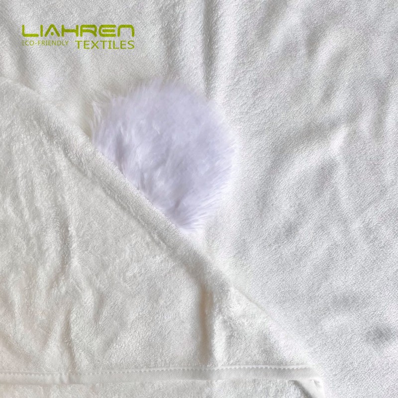 Best Sale 500GSM Thick Hooded Baby Towel Comfortable Bamboo Bath Towel Fluffy Big Ear Design Bamboo Hooded Towel for Newborn