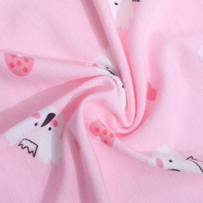 In Stock 95% Bamboo 5% Spandex 40S 180gsm Jersey Print Fabric for Baby Clothes T-Shirts Pajamas | Soft Eco-Friendly Knit