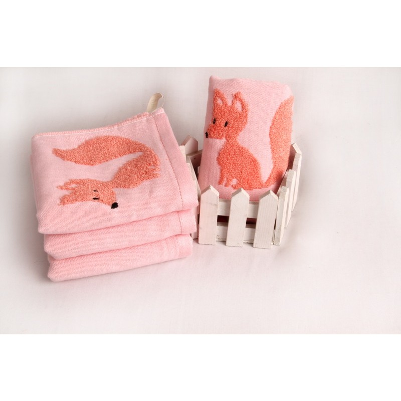 NEW High Quality Bamboo Child Towel Cartoon Kids Hand Towel Organic Bamboo Baby Bath Bamboo Washcloth Jacquard Cartoon Towel