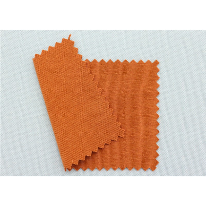 In Stock 67.5%Bamboo 27.5%Cotton 5%Spandex 320GSM Thicker Bamboo 1*1 Rib Fabric for  High Quality Women's Dress Fabric