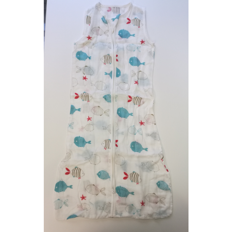 Wholesale High Quality Bamboo Cotton Muslin Baby Sleeping Bag Soft Baby Sleeping Sack