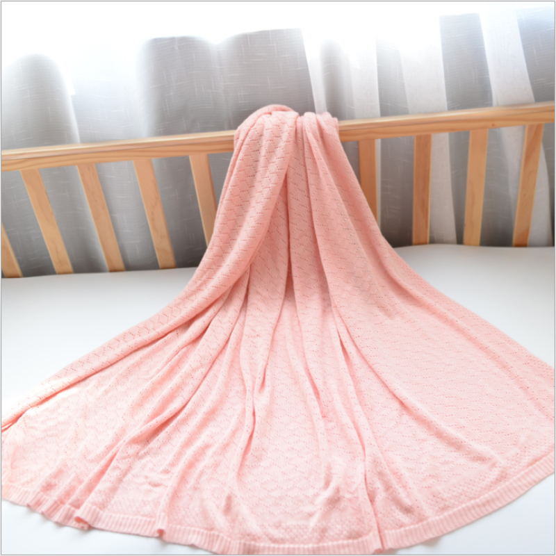 100% Bamboo Soft Light Weight Summer Cool Feeling Baby and Adult Bamboo Knitted Blanket