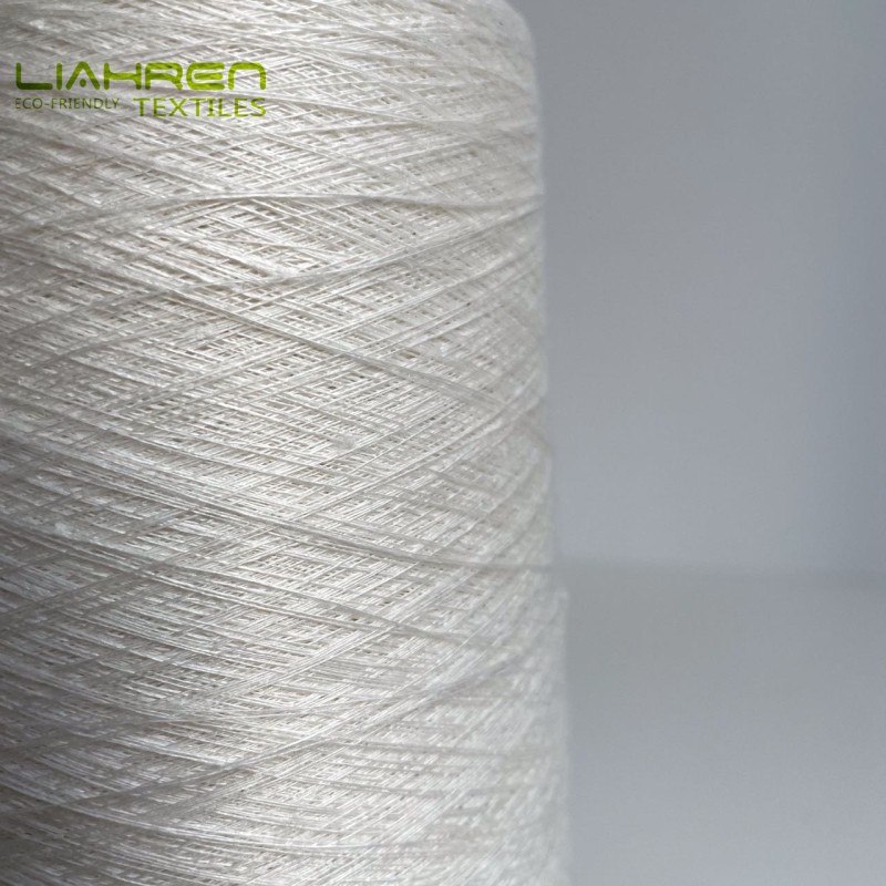 Nm60/1 100% Hemp Long Fiber Yarn Wet Spun Yarn for Woven Fabrics Hemp Yarn