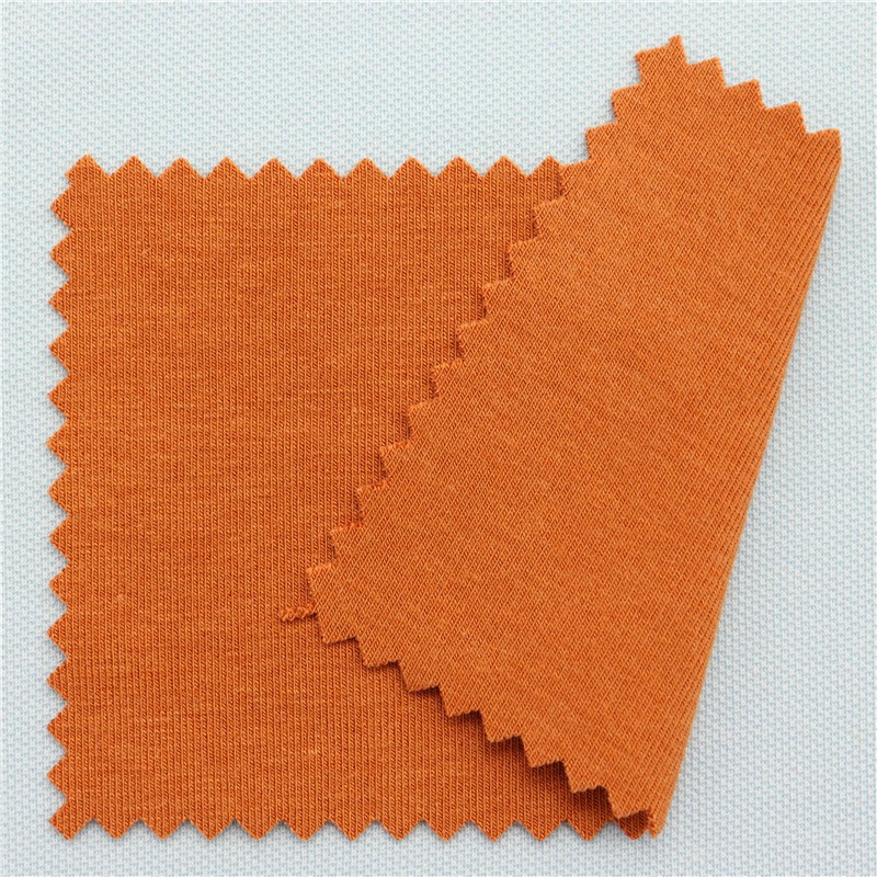 In Stock 67.5%Bamboo 27.5%Cotton 5%Spandex 320GSM Thicker Bamboo 1*1 Rib Fabric for  High Quality Women's Dress Fabric