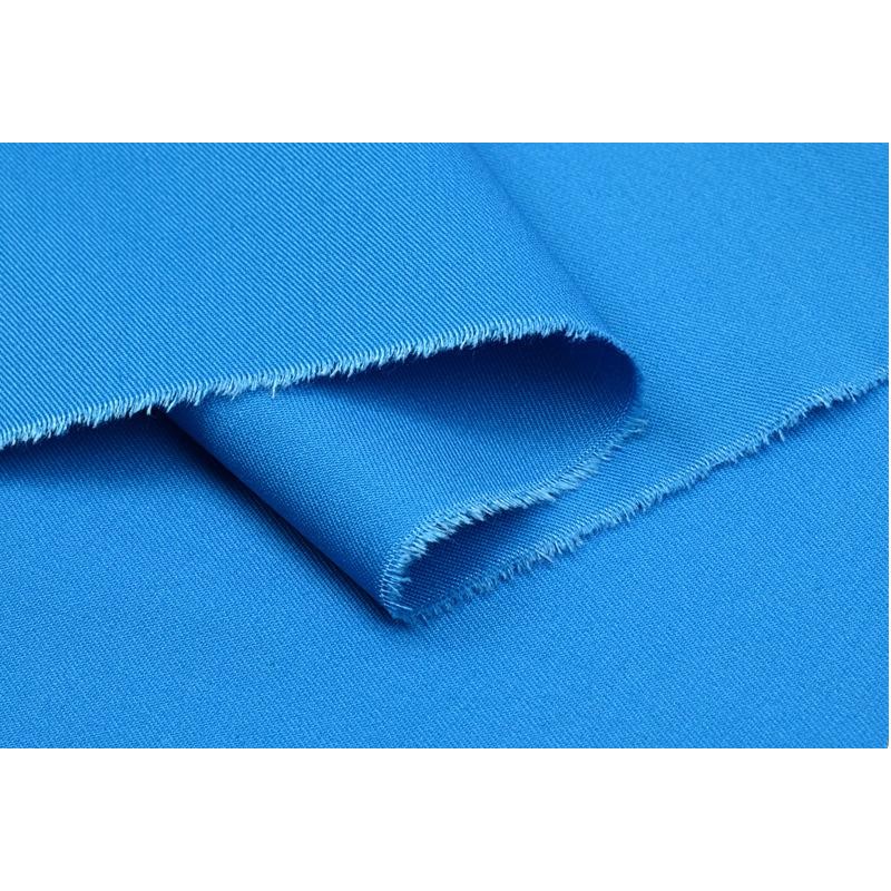 32% Organic Cotton 65% Polyester 3% Spandex 160gsm Stretch Twill Professional Workwear Fabric