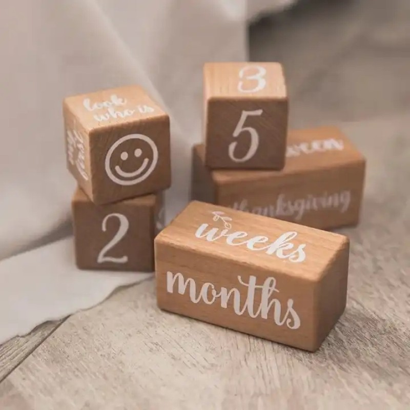 Wooden Blocks Supplier - Hot Selling Newborn Monthly