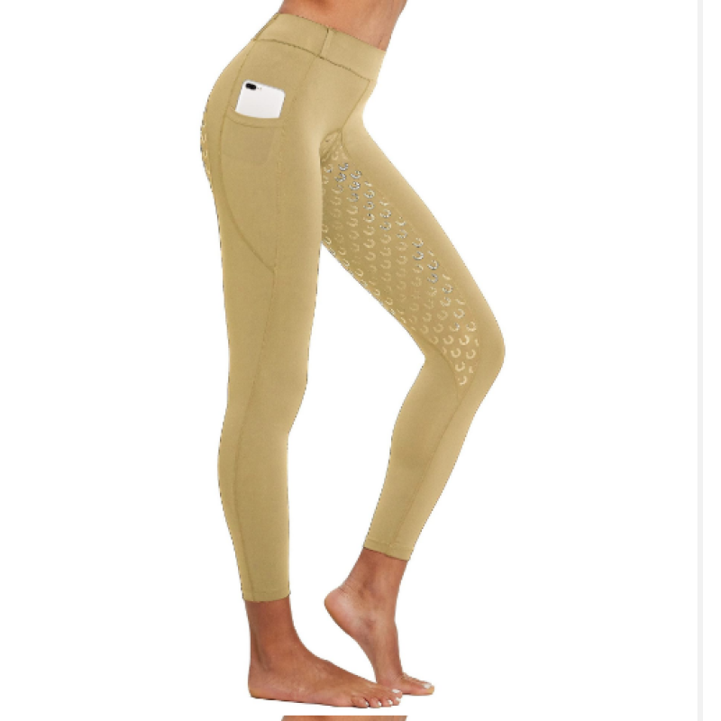 Riding Tights Factory - Black Full Seat Silicone