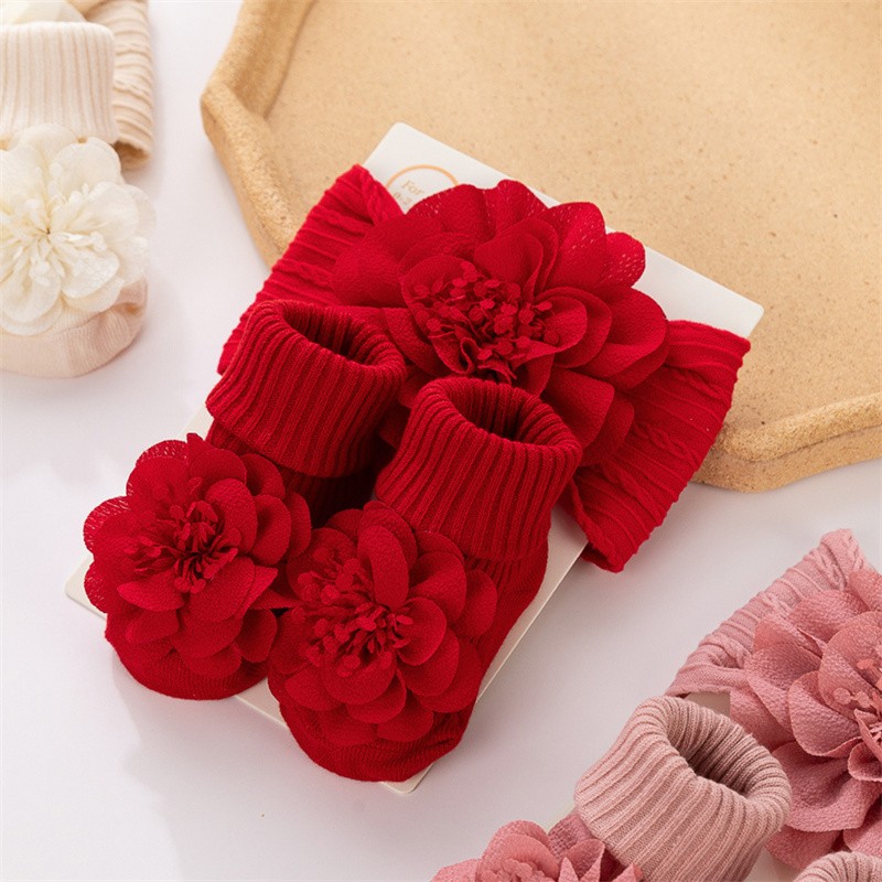 Newborn Set Manufacturer - Headband Non-Slip Socks Soft