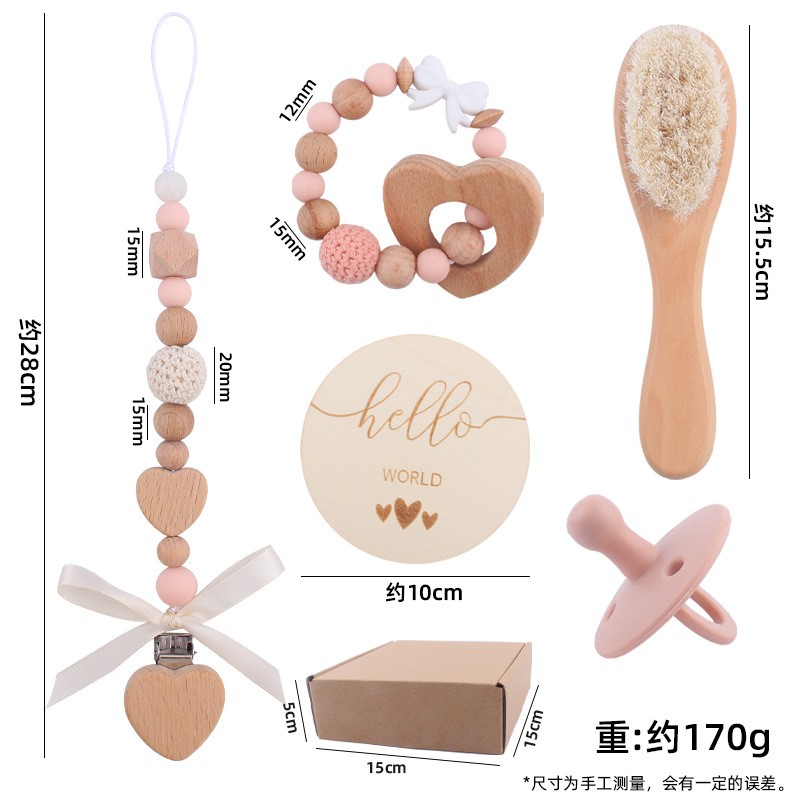 Bath Toy Set Supplier - 5 Pieces Newborn Rattle Gift