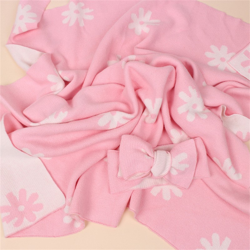 Baby Blanket Manufacturer - Ins Jacquard Knitted Wool