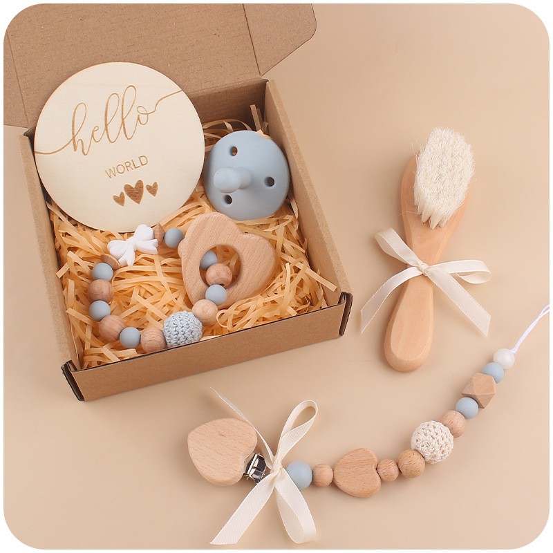 Bath Toy Set Supplier - 5 Pieces Newborn Rattle Gift