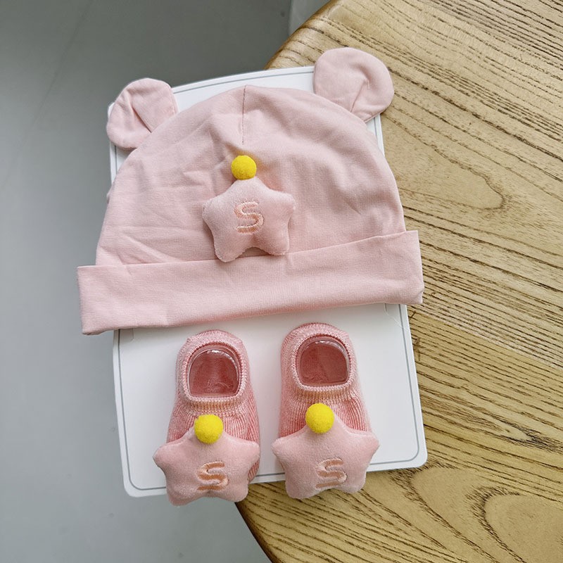 Baby Gift Set Factory - Cute Animal Ear Hat Socks