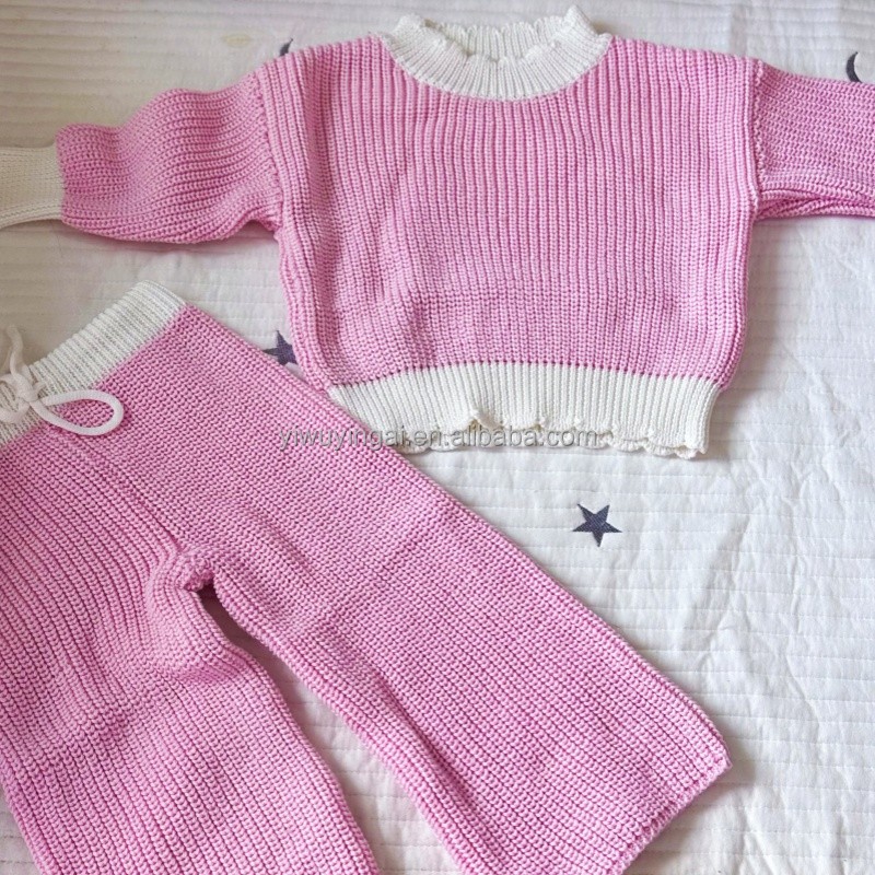 Girls Clothing Set Factory - Hot Selling 2pcs Knitwear
