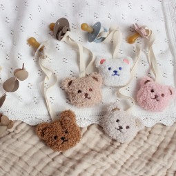 Pacifier Chain Factory - Sherpa Teddy Handmade
