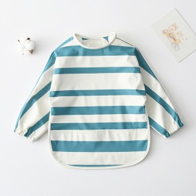 Feeding Bib Manufacturer - New Classic Striped PU Waterproof
