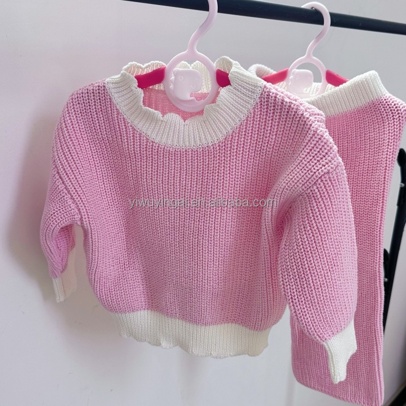 Girls Clothing Set Factory - Hot Selling 2pcs Knitwear