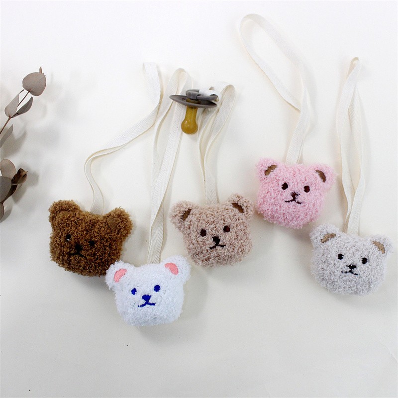 Pacifier Chain Factory - Sherpa Teddy Handmade