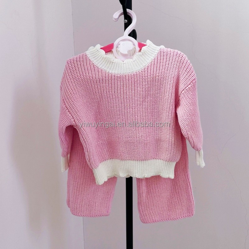 Girls Clothing Set Factory - Hot Selling 2pcs Knitwear