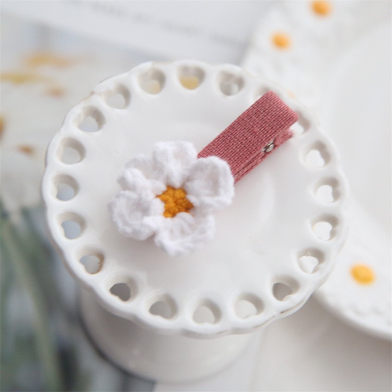 Hair Clip Manufacturer - Five Petal Flower Bow Handmade