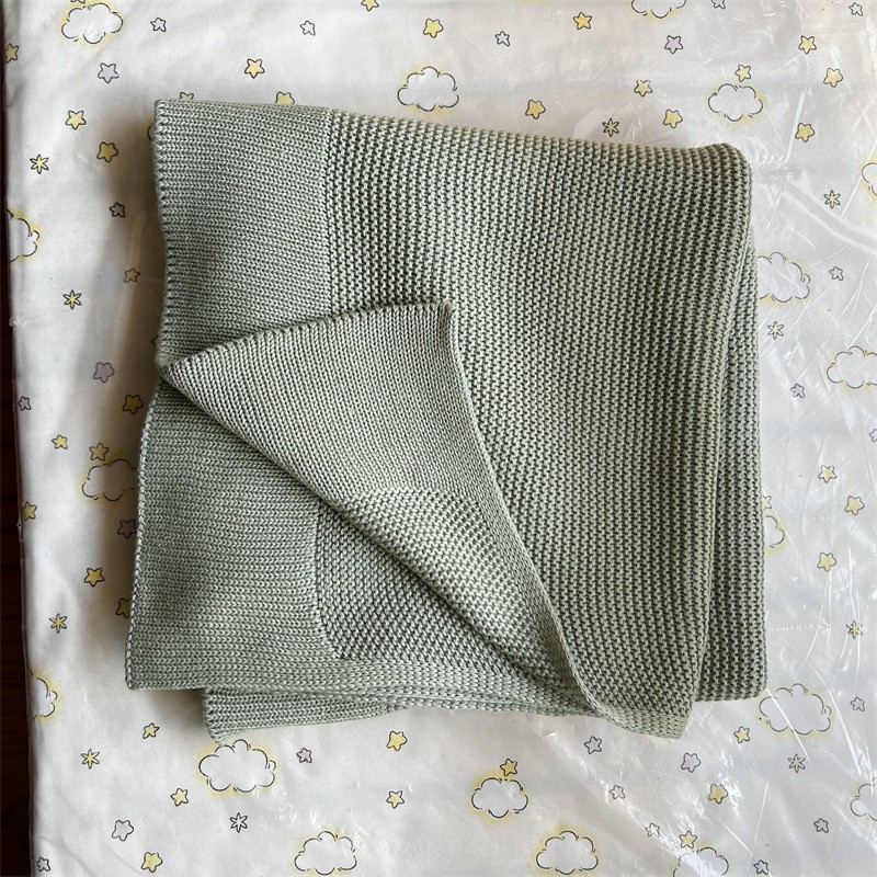 Baby Blanket Supplier - Knitted Soft Swaddling Receiving