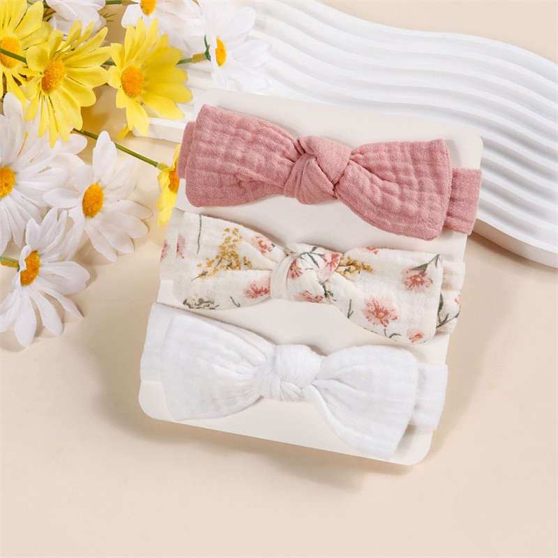 Baby Headband Factory - Cotton Soft Wide Elastic Bow