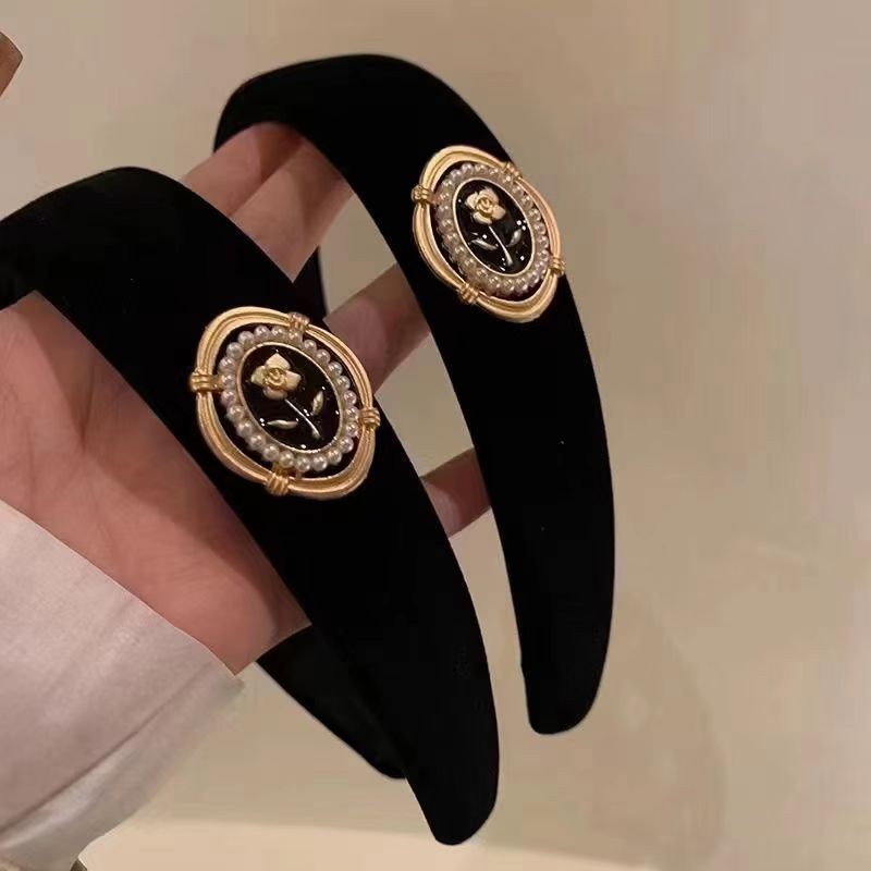 Hair Clip Supplier - High End Velvet Rose Bow