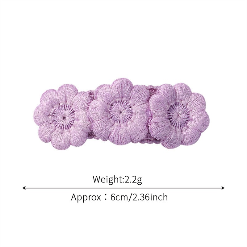 Baby Hair Clip Supplier - Five-Petal Flower Bow Clip