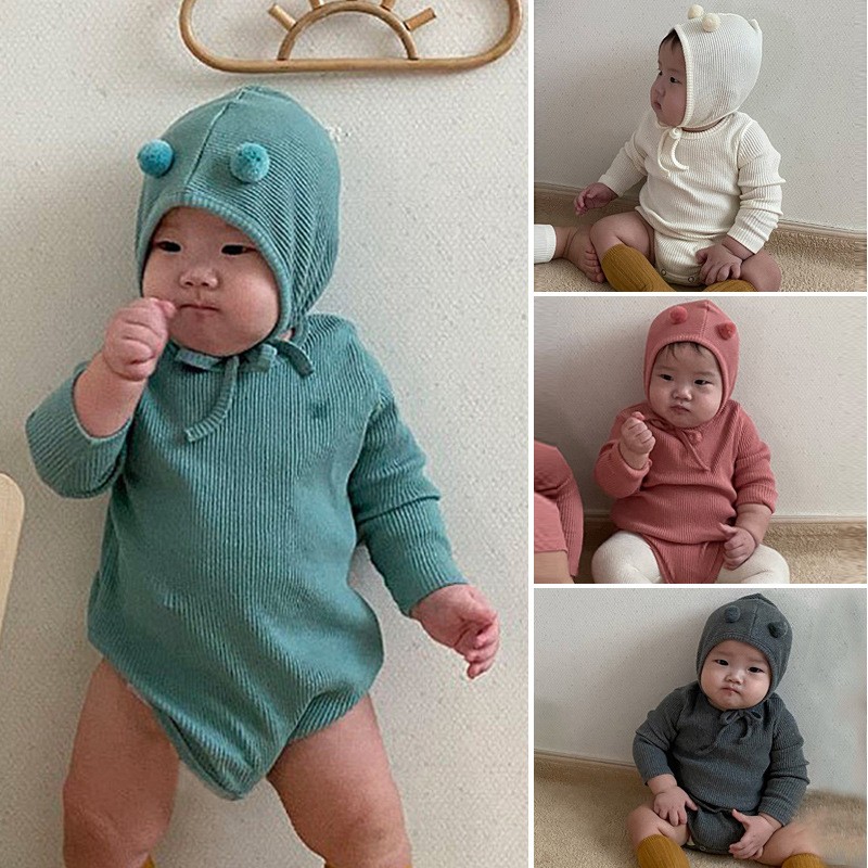 Infant Jumpsuit Factory - Long Sleeve Hooded Cotton