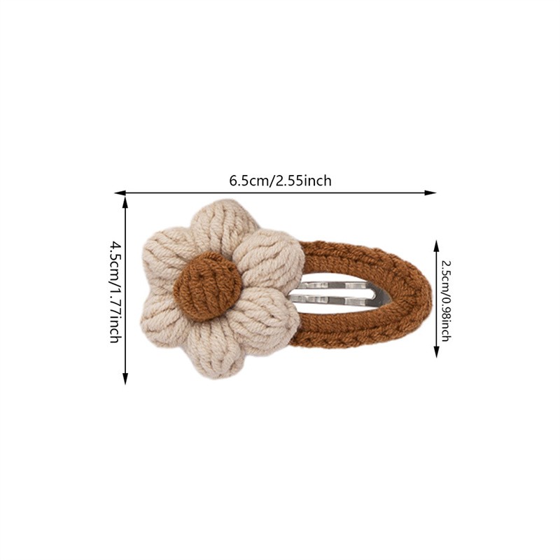 Hair Clip Manufacturer - Handmade Crochet Daisy Petal