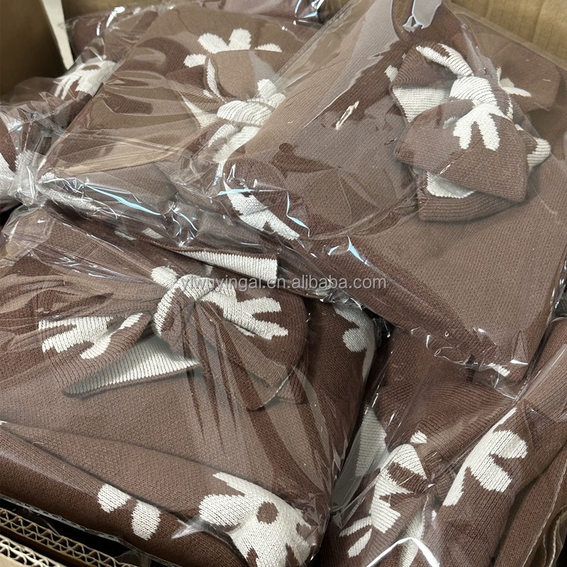 Baby Blanket Manufacturer - Ins Jacquard Knitted Wool