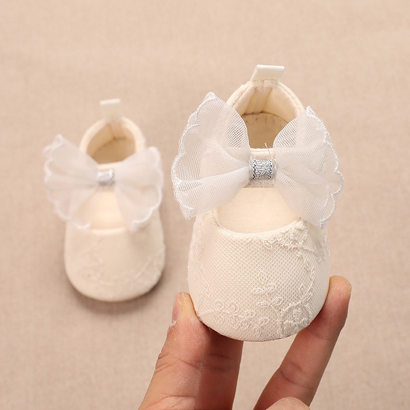 Baby Shoes Supplier - Cute White Lace Christening